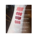 Set mit 6 matten flüssigen Lippenstiften 4 Farbtöne Lipgloss 1 transparenter Gloss 1 Plumper-Balsam Geschenkset mit Halskette 3