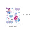Set mit temporären Tattoos mit Meerjungfrauen, Einhörnern, Sternen, Regenbogen und weiteren Motiven, farbige, wasserfeste Tattoo-Aufkleber 4