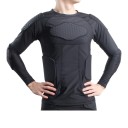 Set motocross maglietta e pantaloni con imbottitura Unisex a maniche lunghe e imbottiture in elastan Nero per moto motocross e enduro 3