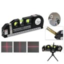 Set nivelă laser cu fascicul transversal Ruletă de măsurare 2,5 m Nivelă cu riglă Trepied 186×28×62 mm Aliniere precisă 3