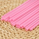 Set of 10 Heart Straws 22.8 cm Diameter 0.7 cm Disposable Straws for Hen Party Wedding Celebration 6