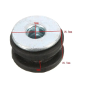 Set of 10 Motorcycle Rubber Grommets with Metal Screws Accessories for Pressure Relief Sealing and Component Fixing 3