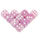 Set of 10 pcs 16mm Acrylic Dice Marble Effect Dice for RPG Board Games DND Classic Hexagonal Gaming Dice 10