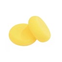 Set of 10 Round Yellow Ceramic Sponges 7.5x2 cm for Sculpture, Modelling Clay, and Painting Cleaning Tools 1