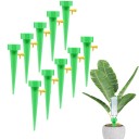 Set of 10 Self-Watering Spikes for Plants Colourful Watering Spikes for PET Bottles with Flow Control 5