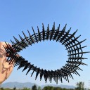 Set of 10 Spiked Strips 49 x 14 cm Garden Cat and Animal Repellent ABS Plastic with Pegs and 30 Straps Against Intrusion 3