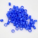 Set of 100 Colourful 8 mm Bird Leg Rings Plastic Clips for Ringing Pigeons, Parrots and Poultry Identification Tags for Birds 4