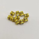 Set of 100 Colourful Shiny Rings 8 mm for Bird Legs High-Quality Plastic and Aluminium Identification Clips for Ringing Pigeons, Parrots and Poultry 6