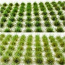 Set of 104 Static Grass Tufts Self-Adhesive Modelling Landscape Miniature Bushes Fantasy Diorama 2