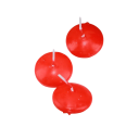 Set of 16 Floating Candles 3.6 x 1.5 cm Unscented Soy Wax Discs Bath Decoration Valentine's Romance Wedding Decoration 3