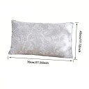 Set of 2 Cushions 45 x 70 cm Hotel Cushion with Soft Brushed Texture Patterned Sleeping Cushion Filling for Cover Comfortable Cushion 3