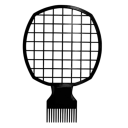 Set of 2 Hair Sponge Gloves and Net Brush Afro Comb for Curly Hair Styling Tool for Men and Women Professional Hairdressing Aid 3