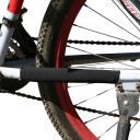 Set of 2 Neoprene Chain Protectors for Bicycle Frame 22 x 11 cm Durable Scratch and Dirt Protection Easy Attachment with Velcro 2