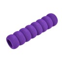 Set of 2 Protective Foam Door Handle Covers 13.5 cm Opening 2 cm Spiral Shock Absorbing Cover Against Noise and Cold Soft Non-Slip Sleeve 10