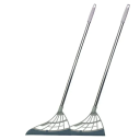 Set of 2 Silicone Squeegees 87 x 31 cm Kitchen Squeegee with Stainless Steel Handle Durable PP TPR Water Scraper for Glass Windows Floors Car 1