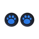 Set of 2 Silicone Thumbstick Covers with Paw Print Design for PS5 PS4 Xbox Series X S Xbox One 360 Elite 3
