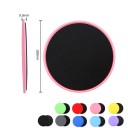 Set of 2 Sliding Discs for Exercise Core Strengthening Pads for Abdominal Muscles and Full Body Colourful Gliders for Fitness and Yoga 11