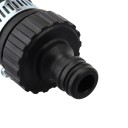 Set of 2 Universal Tap Adapters with Metal Clamp Plastic Quick Connectors for Garden Hoses and Irrigation 4