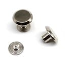 Set of 20 Screw Rivets with Round Head 10 mm Metal Fasteners for Leather, Fabric and Decorative Use 3