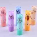 Set of 24 Clear Moisturising Cartoon Lip Balms with Fruit Flavour 6 Varieties Various Flavours Fruit Lip Balm Nourishment and Protection Colourless Lipstick 2