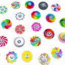 Set of 24 Mini Fidget Spinners Stress Relief Toys for Stress Relief and Focus Support Compact Design 2