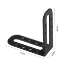 Set of 25 Corner Clips for Tile Leveling 6.1 x 2.5 mm Hard Plastic Tiler Wedges Leveling System Tiling 3