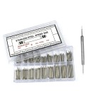 Set of 270 Flexible Spring Bars Made of Stainless Steel 1.5 mm for Straps 8–25 mm Including a Strap Change Tool 1