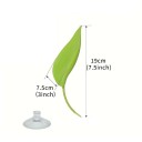Set of 3 Plastic Leaves with Suction Cups for Reptiles, Terrarium Decoration, Heating and Resting Place 2