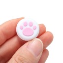 Set of 4 Coloured Silicone Thumbstick Covers with Paw Print Design for PS5 PS4 and Xbox One X S Controllers 6