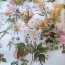 Set of 40 Flower Motif Stickers on Transparent Plastic Stickers for Creative Projects 2