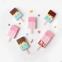 Set of 5 Gift Boxes in the Shape of an Ice Lolly Paper Boxes with a Sliding Drawer for Packing Small Items and Gifts 2