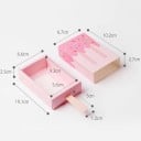 Set of 5 Gift Boxes in the Shape of an Ice Lolly Paper Boxes with a Sliding Drawer for Packing Small Items and Gifts 10