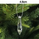 Set of 5 Plastic Transparent Decorations for Christmas Tree in the Shape of a Star 4.8 cm 2