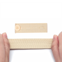 Set of 6 Waist Extenders for Button 85 x 25 mm Fabric Straps for Trousers Clothing Accessories Polyester Waist Expanders 7