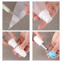 Set of 80 Piping Tools for Cake Decoration Metal Nozzles Spatulas Scrapers Piping Bags Cake Leveler and Baking Tools 6