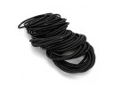 Set of Black Hair Ties 100 pcs 2