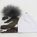 Set of Children's Cotton Hats - 2 Pieces J3422 13