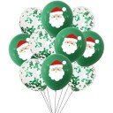 Set of Christmas Balloons 10 pcs 2