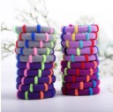 Set of Coloured Hair Ties - 20 pcs 1
