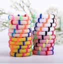 Set of Coloured Hair Ties - 20 pcs 3