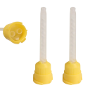 Set of Disposable Dental Mixing Tips 1:1 Silicone Rubber for Impressions Dental Intraoral Mixing Tips 100 Tips and 50 Syringes 5