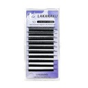 Set of Individual Artificial Lashes in W Shape Quality Adhesive 5D Lashes D 0.07 mm False Black Lashes with Natural Appearance 3