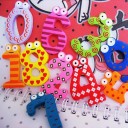 Set of Magnetic Numbers for Children 5