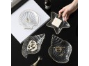 Set of Ocean Glass Plates 4 pcs 8