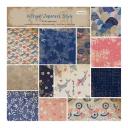 Set of Origami Papers 24 pcs 15.2 × 15.2 cm Vintage Japanese Style Multicoloured Decorative Paper for Scrapbooking and Card Making 2