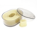Set of Oval Cutters 7 pcs 2
