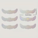 Set of Self-Adhesive Glitter Freckles for the Face Colourful Decorative Stickers for Makeup Festival Photography and Special Occasions 3