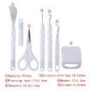 Set of Vinyl Tools for Scrapbooking 6 pcs Spatula Scissors Tweezers Stylus Scraper Hand Tools DIY Cutting and Relief Creation 2