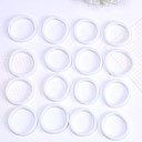 Set of White Hair Bands - 20 pcs 2