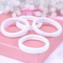 Set of White Hair Bands - 20 pcs 4